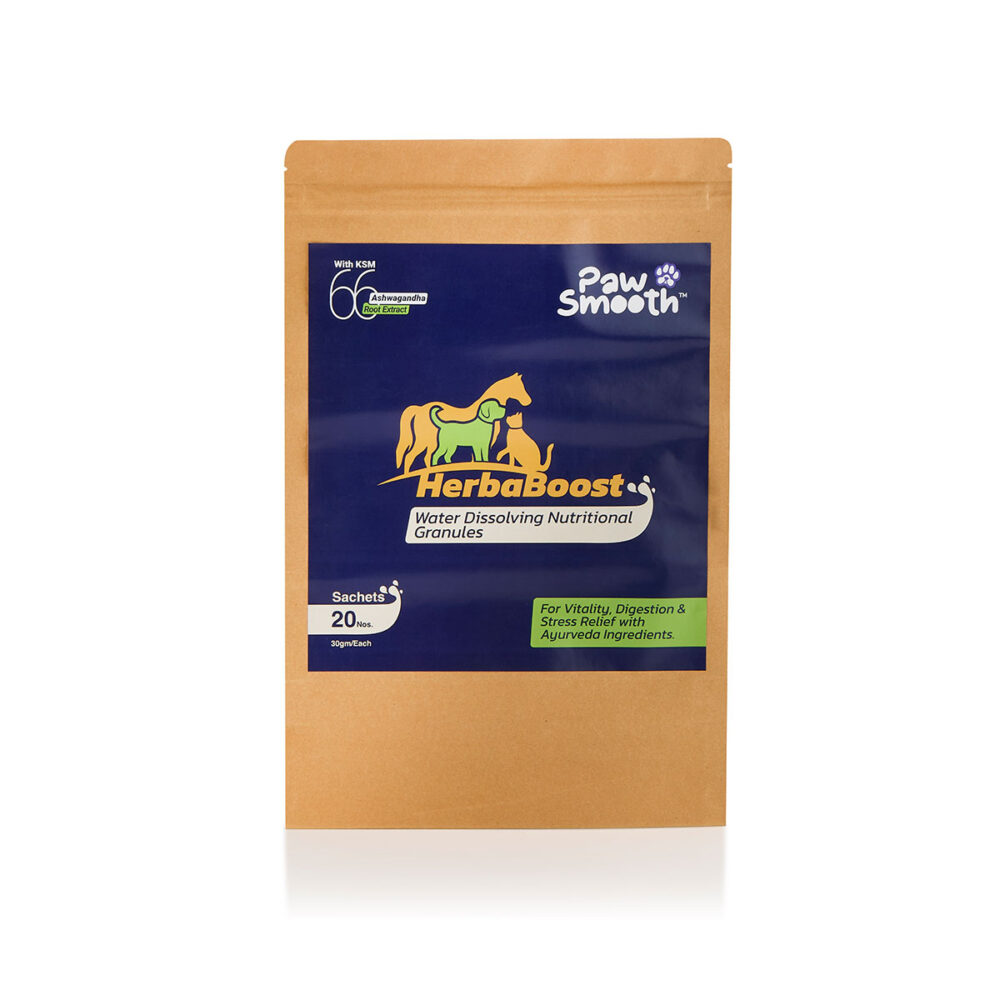 Herbaboost water dissolving granules For Veterinary use.